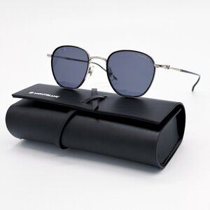 NEW MONTBLANC SUNGLASSES MEN BLACK/GRAY MB0160S 001 EYEWEAR MONTBLANC